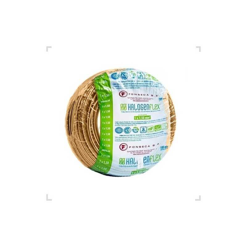 Cable Unipolar Halogen Flex LS0H 1,5mm Marron 100mts FONSECA Cable Unipolar Halogen Flex LS0H 1,5mm Marron 100mts FONSECA
