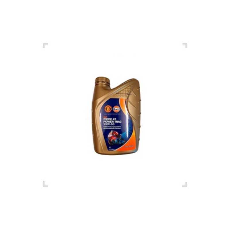 Aceite Power Trac 4T 15w-50 Semi Sintetico 1L GULF Aceite Power Trac 4T 15w-50 Semi Sintetico 1L GULF