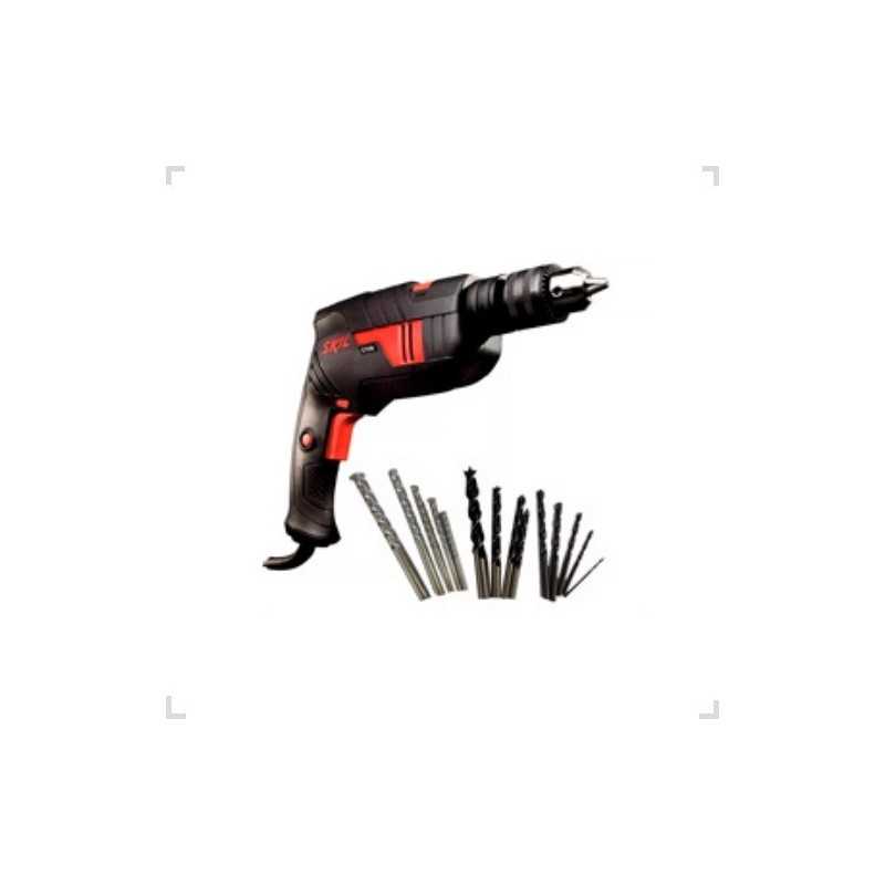 Taladro Percutor 550w 13mm + 14 Mechas SKIL Taladro Percutor 550w 13mm + 14 Mechas SKIL