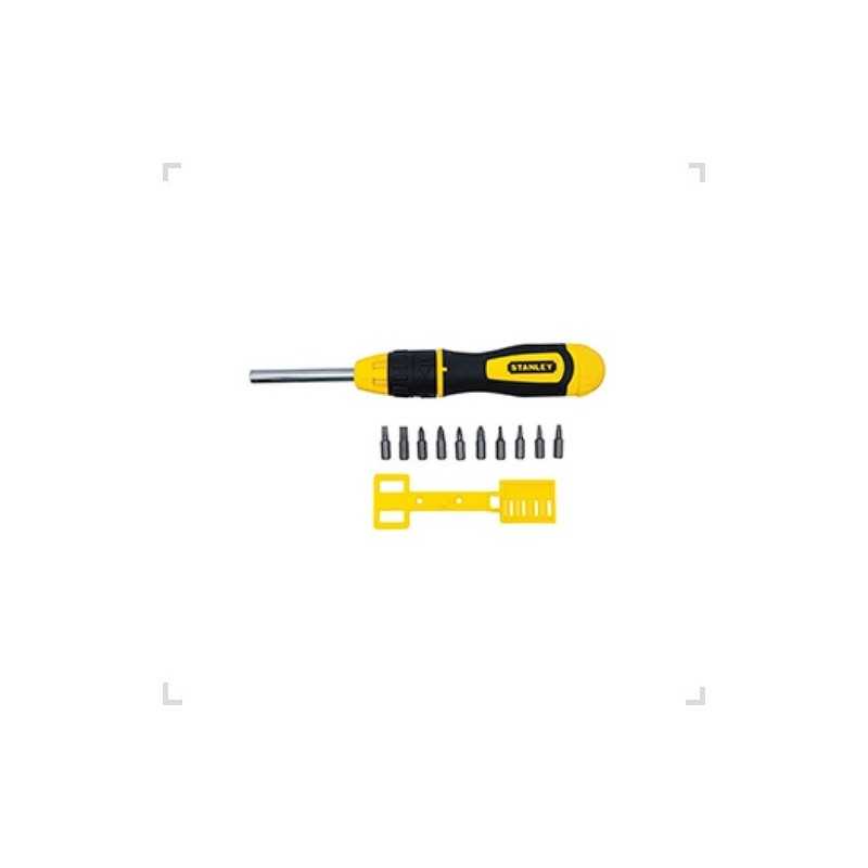 Destornillador Criquet + 10 Puntas STANLEY Destornillador Criquet + 10 Puntas STANLEY