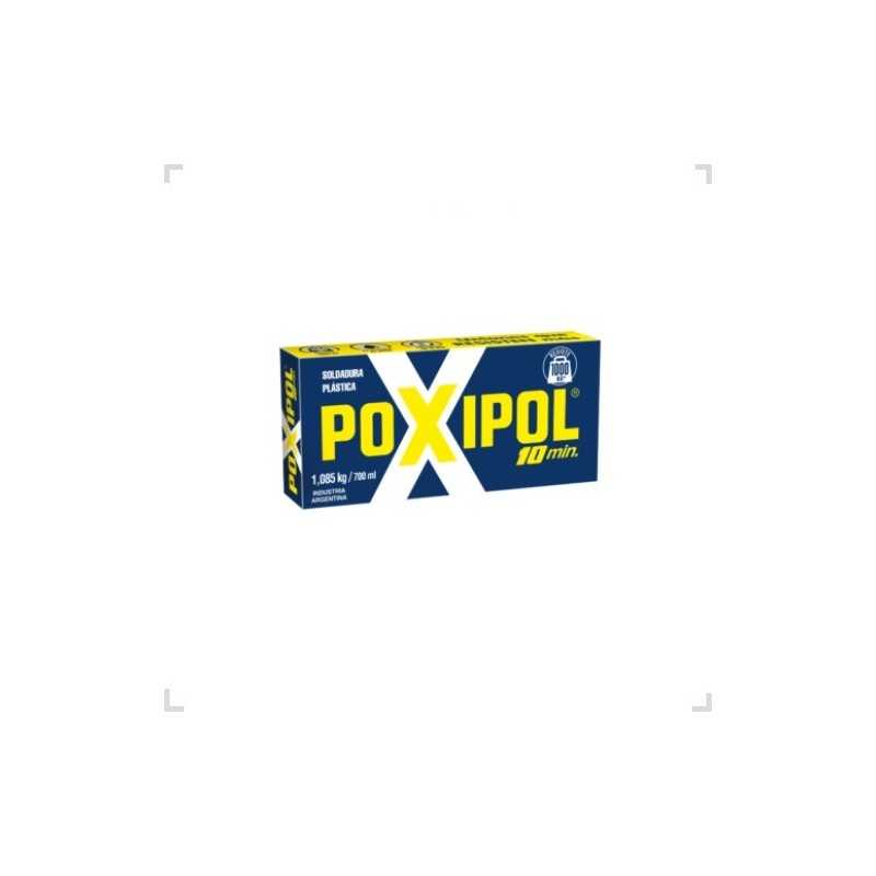 Soldadura Plastica 10min Metalico 1085grs 700ml POXIPOL