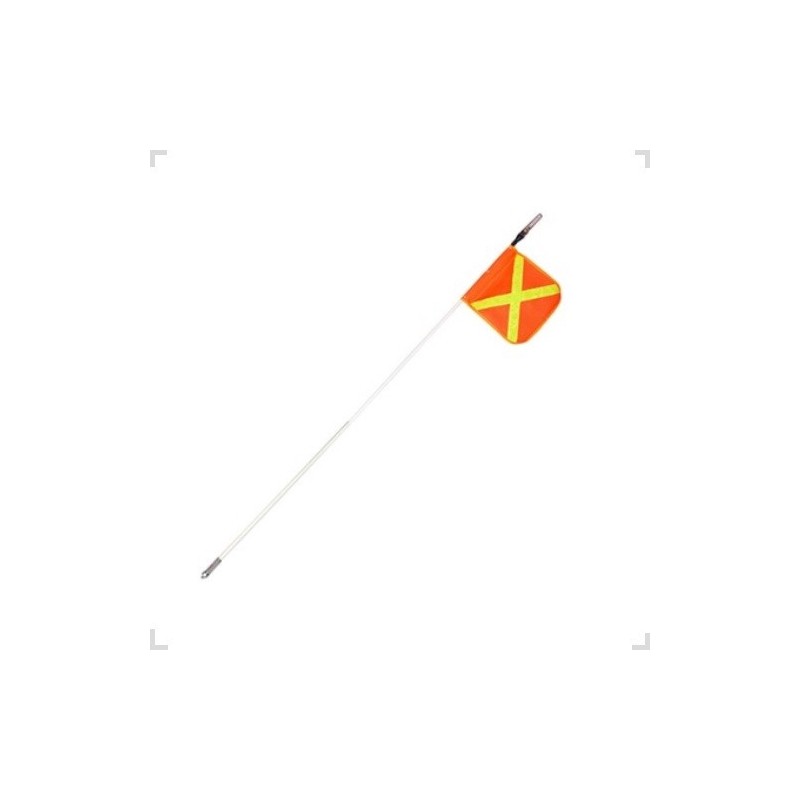 Pertiga Con Bandera de Avistamiento Para Mineria 3mts DGO Pertiga Con Bandera de Avistamiento Para Mineria 3mts DGO