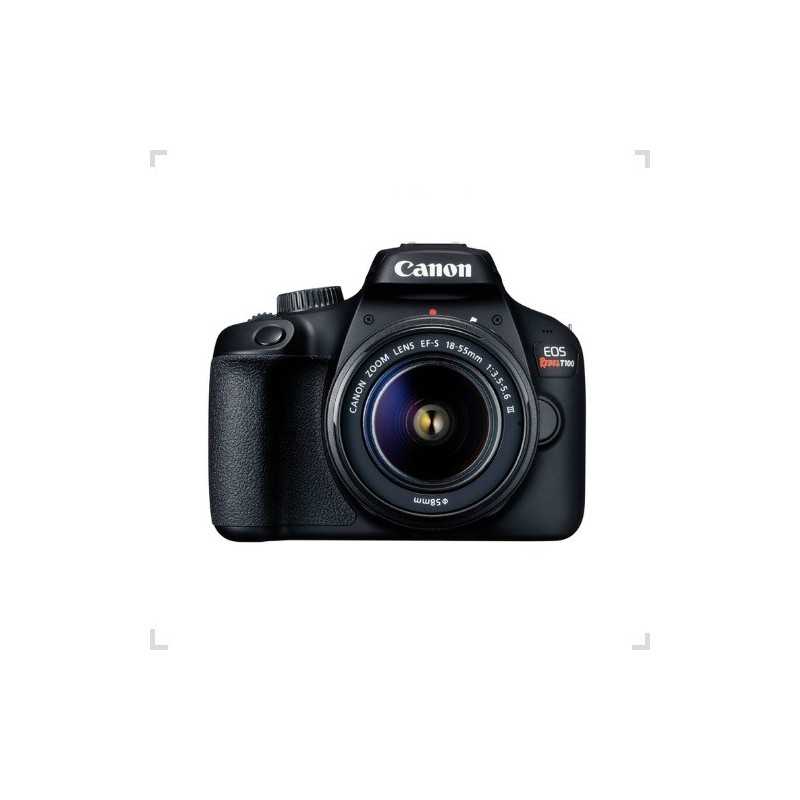Camara Digital 24Mpx 18-55 4-5,6 EOS REBEL T100 Wifi CANON