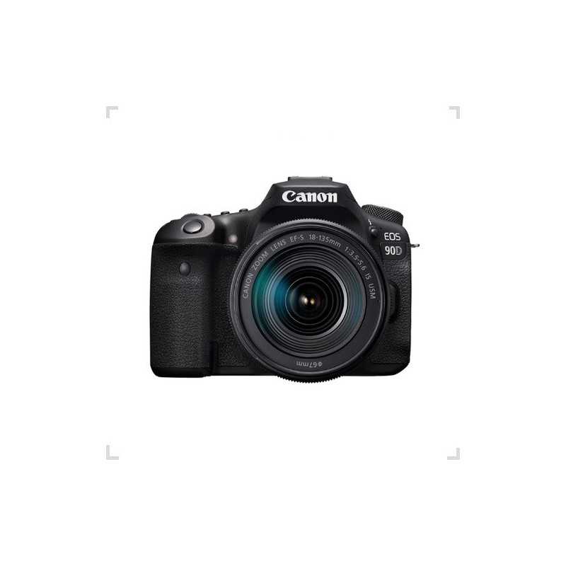Camara Digital 32,5Mp EOS 90D 18-135 F3,5-5,6 IS USM CANON