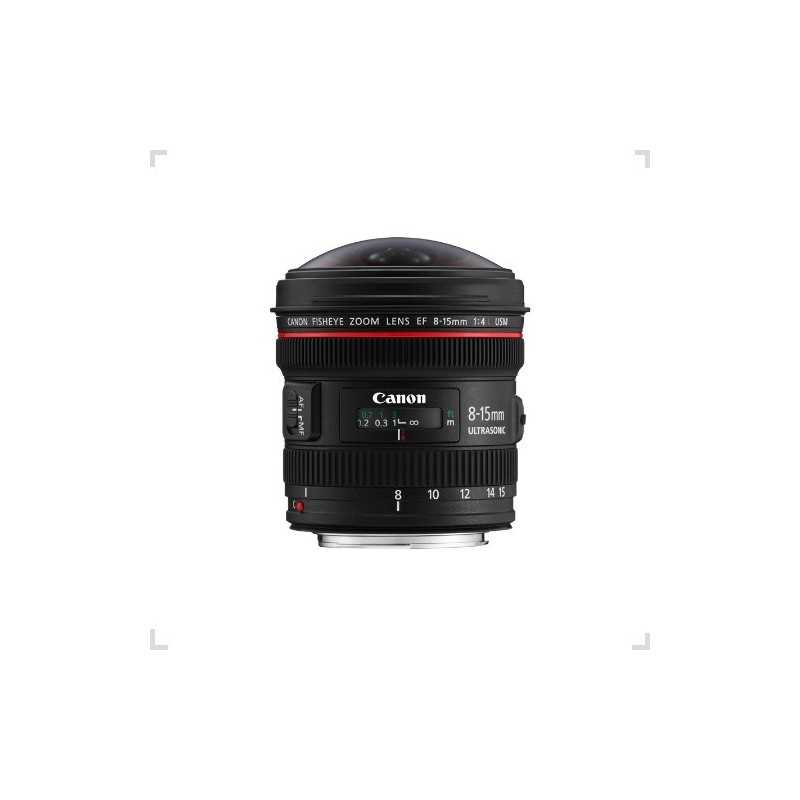 Lente Gran Angular EF 8-15 F4 L USM FishEye CANON