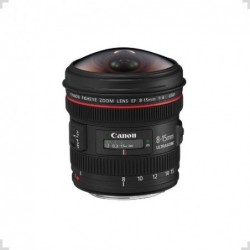 Lente Gran Angular EF 8-15 F4 L USM FishEye CANON