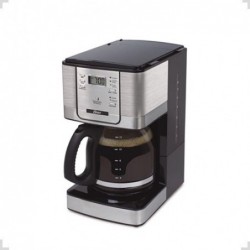 Cafetera de Filtro 12 Tazas Digital DC4401 Silver OSTER