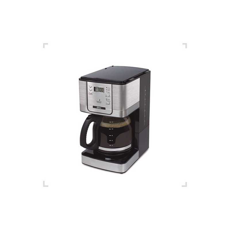 Cafetera de Filtro 12 Tazas Digital DC4401 Silver OSTER