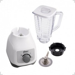 Licuadora 550w 2 Vel + Pulso BLSTKAPWRD White OSTER
