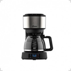 Cafetera de Filtro 8 Tazas Digital DC10S Silver OSTER