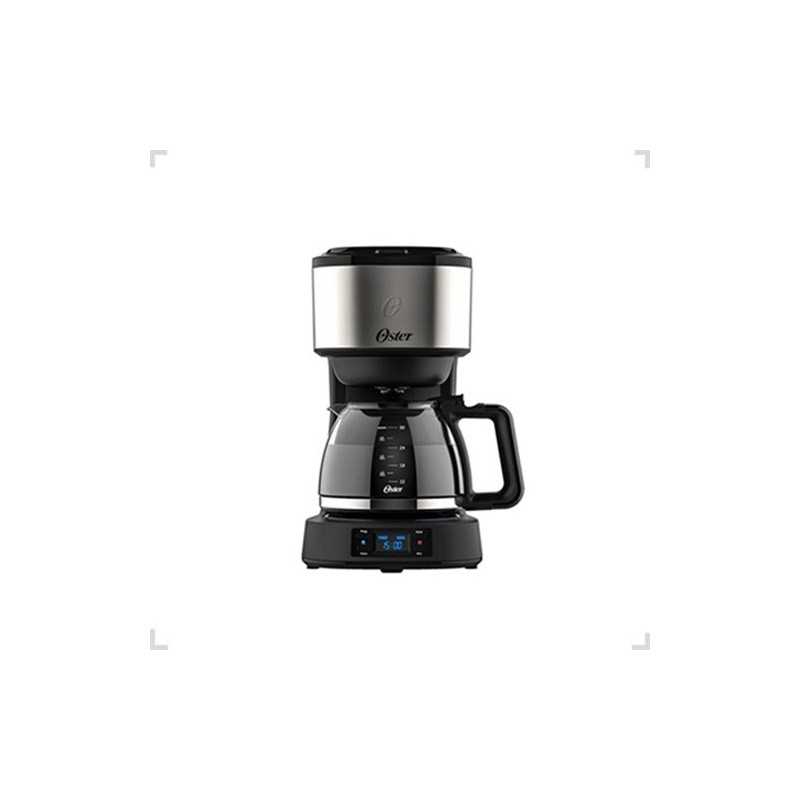 Cafetera de Filtro 8 Tazas Digital DC10S Silver OSTER