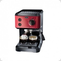Cafetera Expresso 2en1 Molido Capsula + 2 Tazas Vidrio OSTER