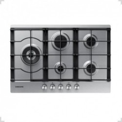 Anafe a Gas 5 Hornallas Inox SAMSUNG