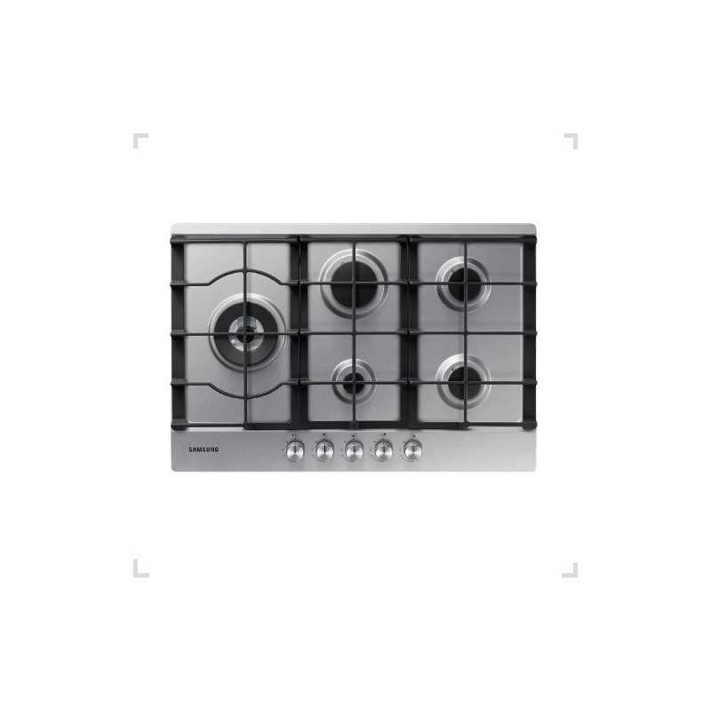 Anafe a Gas 5 Hornallas Inox SAMSUNG