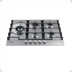Anafe a Gas 5 Hornallas Inox SAMSUNG