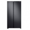 Heladera No Frost 680Lt Side By Side RS62 Black Inox SAMSUNG