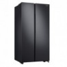 Heladera No Frost 680Lt Side By Side RS62 Black Inox SAMSUNG