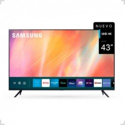 Televisor Led 43" Smart Tv Crystal UHD 4K 43AU7000 SAMSUNG