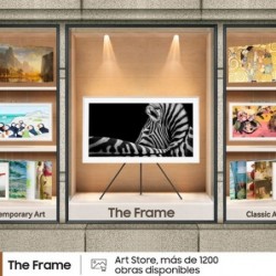 Televisor Led 65" Smart Tv 4K Qled The Frame Marron SAMSUNG