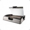 Parrilla Electrica Con Tapa Plata Ceramica GRT0022 SMARTLIFE