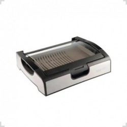 Parrilla Electrica Con Tapa Plata Ceramica GRT0022 SMARTLIFE