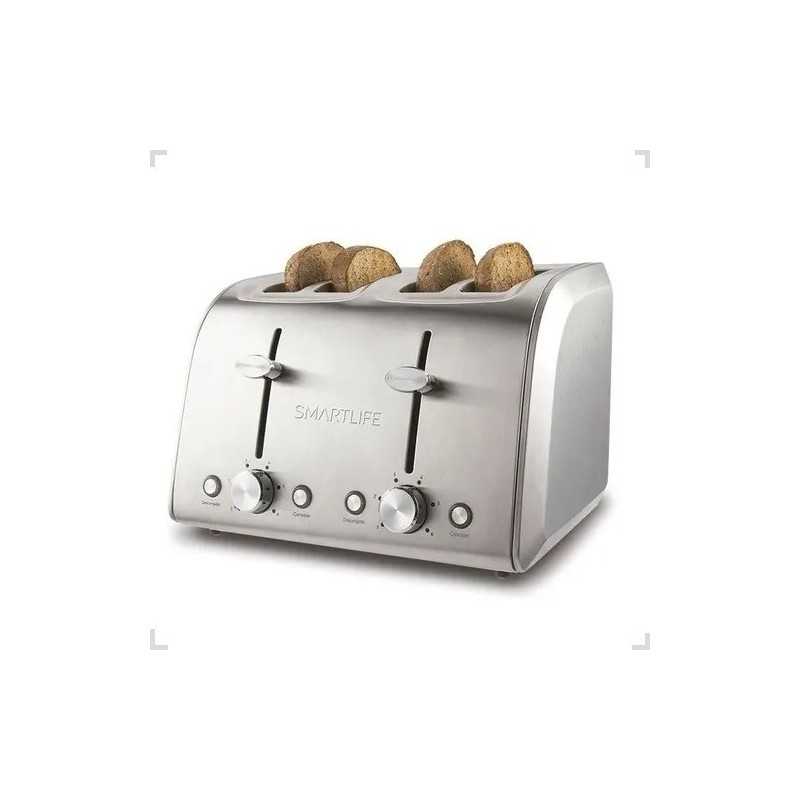 Tostadora 4 Bahias TOD6811 Inox SMARTLIFE