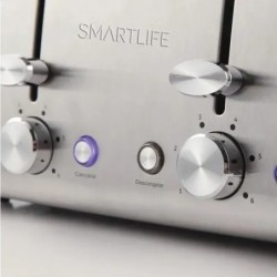 Tostadora 4 Bahias TOD6811 Inox SMARTLIFE