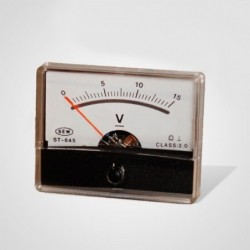 Voltimetro Analogico DC 30V 61x47mm SEW