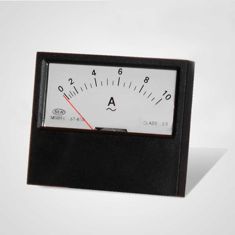 Amperimetro Analogico AC 10A 73x63mm SEW Amperimetro Analogico AC 10A 73x63mm SEW