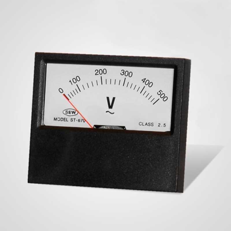 Voltimetro Analogico 500V AC 73x63mm SEW Voltimetro Analogico 500V AC 73x63mm SEW