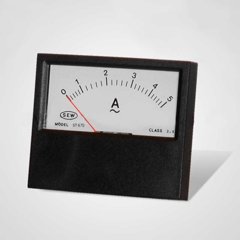Amperimetro Analogico AC 50mA 73x63mm SEW Amperimetro Analogico AC 50mA 73x63mm SEW