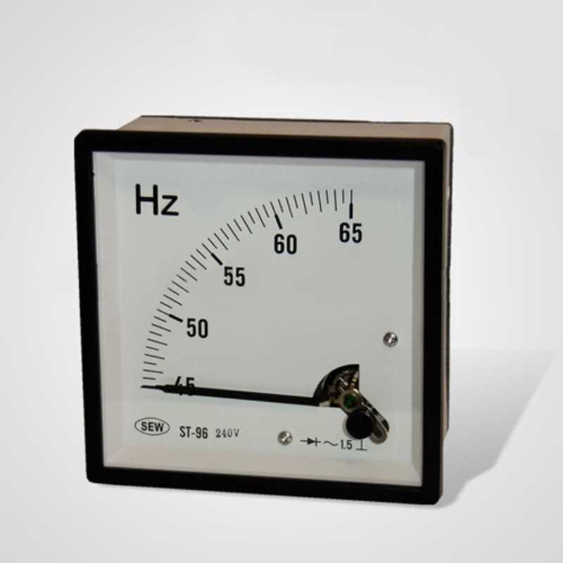 Frecuencimetro 45Hz-55Hz 240Vac de 96x96mm SEW Frecuencimetro 45Hz-55Hz 240Vac de 96x96mm SEW