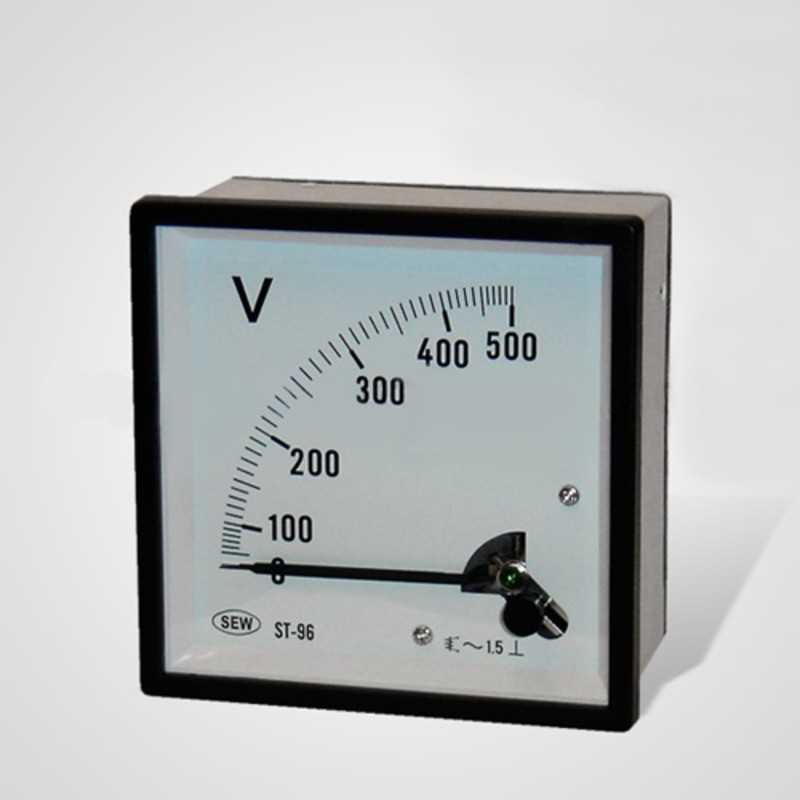 Voltimetro Analogico 500V AC 96x96mm SEW Voltimetro Analogico 500V AC 96x96mm SEW