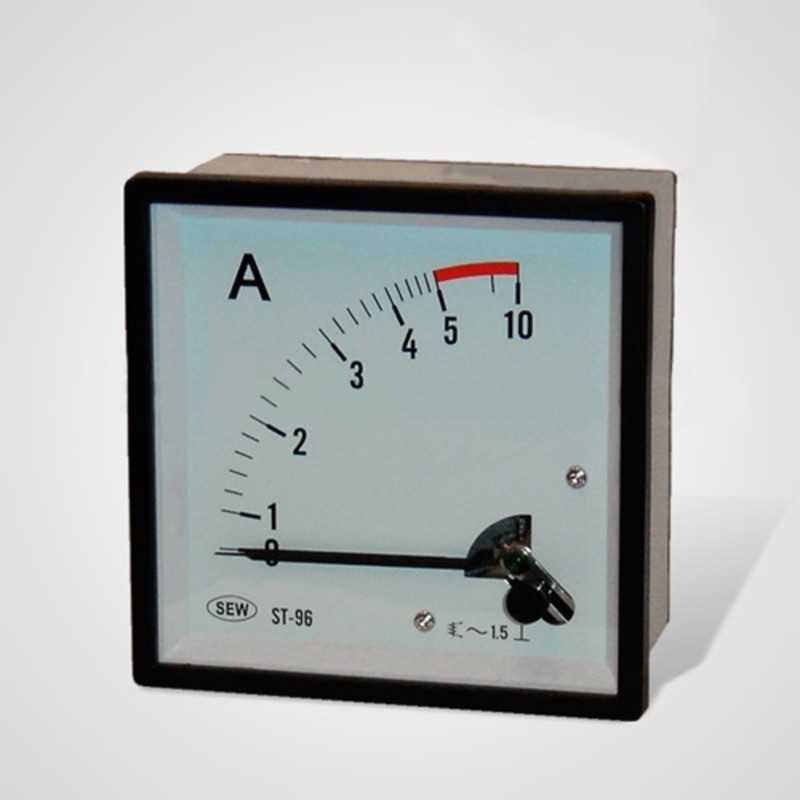 Amperimetro Analogico AC 5A 96x96mm SEW Amperimetro Analogico AC 5A 96x96mm SEW