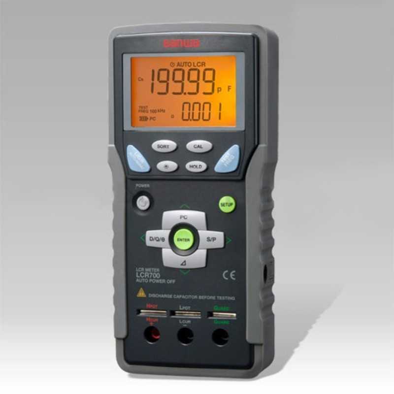 Medidor LCR Induct Capacit Resist LCR700 SANWA Medidor LCR Induct Capacit Resist LCR700 SANWA