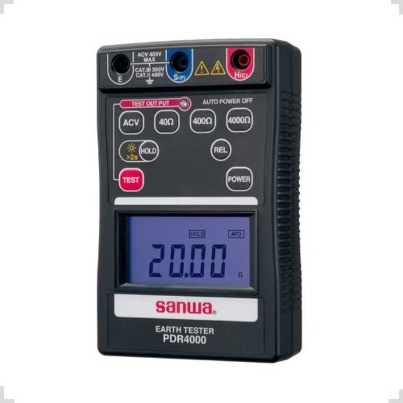 Telurimetro Digital Profesional 3 Jabalinas SANWA Telurimetro Digital Profesional 3 Jabalinas SANWA