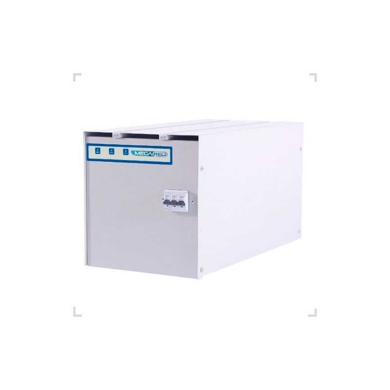 Estabilizador de Tension 15Kva Sin Corte Baja/Alta MEGA RED