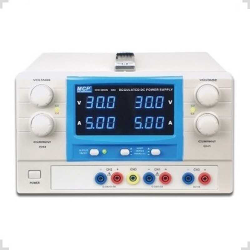 Fuente Triple de Laboratorio 5A 0-30Vdc MCP Fuente Triple de Laboratorio 5A 0-30Vdc MCP