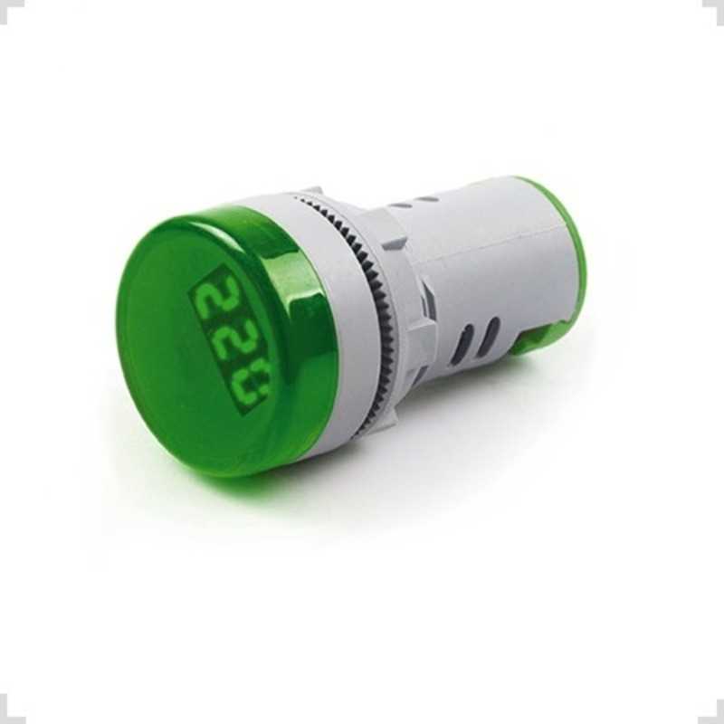 Voltimetro Ojo de Buey 22mm 50-500Vac Verde CNSCKJ Voltimetro Ojo de Buey 22mm 50-500Vac Verde CNSCKJ