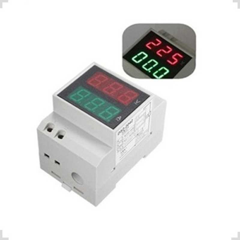 Voltimetro Amperimetro 80-300Vac 0.1-99.9a Riel Din CNSCKJ Voltimetro Amperimetro 80-300Vac 0.1-99.9a Riel Din CNSCKJ