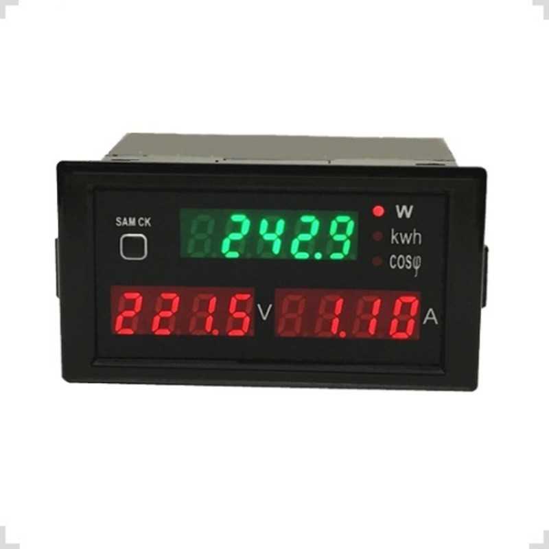 Medidor Consumo Kwh Volt Amperim 80-300Vac 99A Panel CNSCKJ Medidor Consumo Kwh Volt Amperim 80-300Vac 99A Panel CNSCKJ