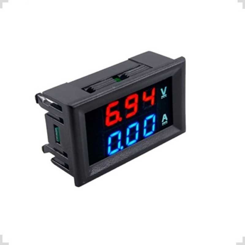 Voltimetro Amperimetro 100Vdc 100Adc Alim 4,5-30Vdc CNSCKJ Voltimetro Amperimetro 100Vdc 100Adc Alim 4,5-30Vdc CNSCKJ
