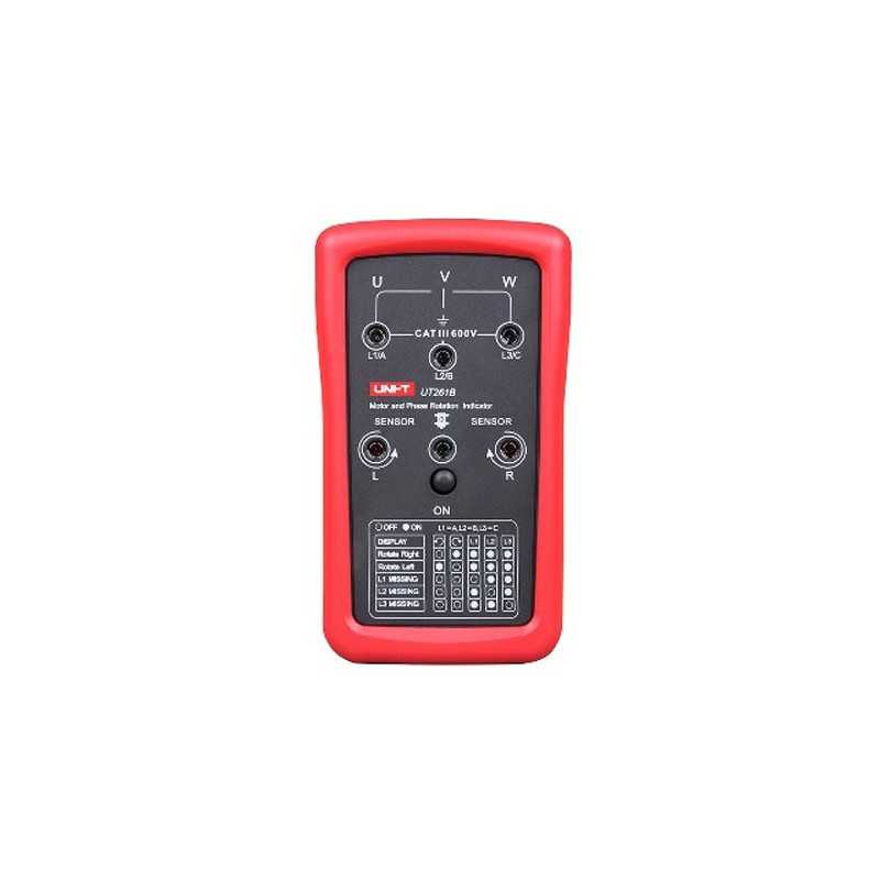 Secuencimetro de Rotacion de Fase y Motor UT261B UNI-T Secuencimetro de Rotacion de Fase y Motor UT261B UNI-T