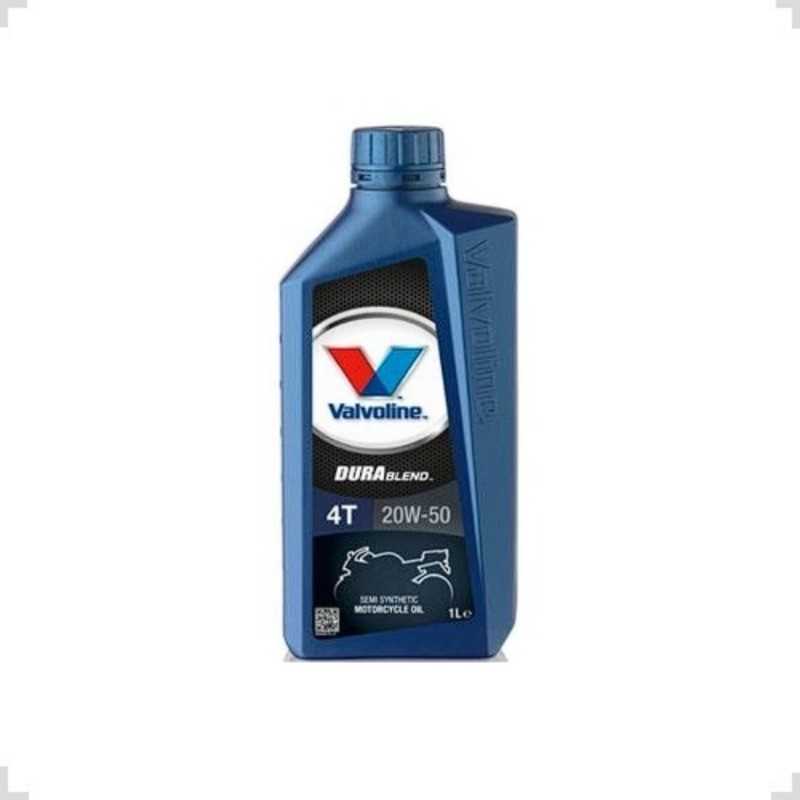 Aceite Semi-Sintetico Durablend 4T 20W50W 1L VALVOLINE Aceite Semi-Sintetico Durablend 4T 20W50W 1L VALVOLINE