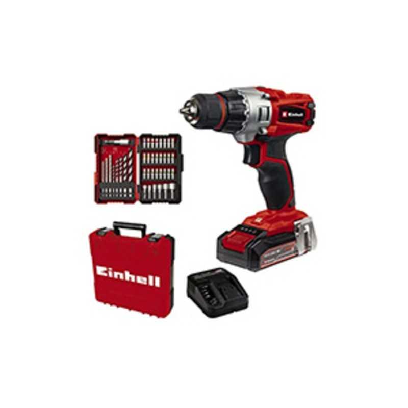 Taladro TE-CD 18/2 LI Kit Bat + Carg + Malet + 22Acc EINHELL Taladro TE-CD 18/2 LI Kit Bat + Carg + Malet + 22Acc EINHELL