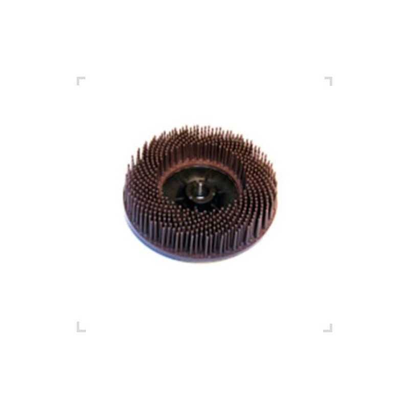 Disco Bristle 4 1/2" x 5/8" Grano 36 Marron 3M Disco Bristle 4 1/2" x 5/8" Grano 36 Marron 3M