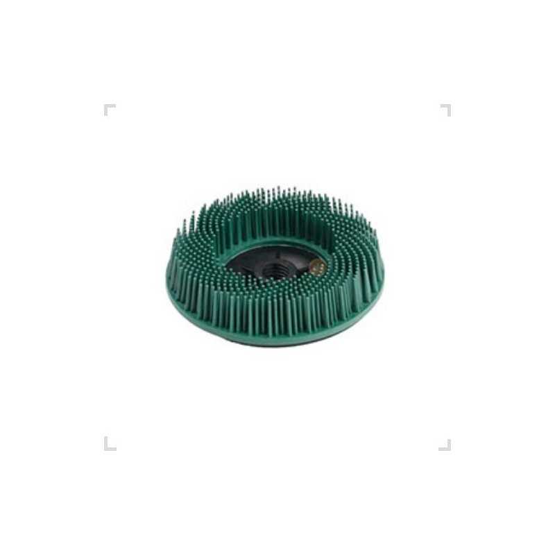 Disco Bristle 4 1/2" x 5/8" Grano 50 Verde 3M Disco Bristle 4 1/2" x 5/8" Grano 50 Verde 3M