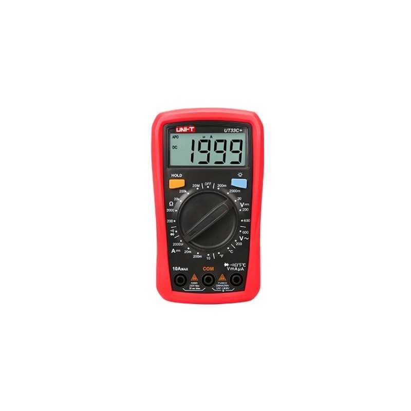 Multimetro Digital UT33C PLUS UNI-T Multimetro Digital UT33C PLUS UNI-T