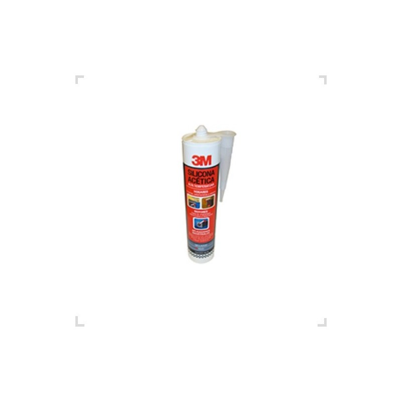 Silicona Acetica 300ml Alta Temperatura 3M Silicona Acetica 300ml Alta Temperatura 3M