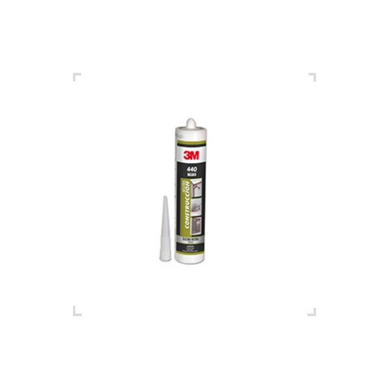 Silicona Neutra 280ml Negra 3M Silicona Neutra 280ml Negra 3M